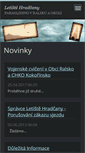 Mobile Screenshot of letiste-hradcany.cz